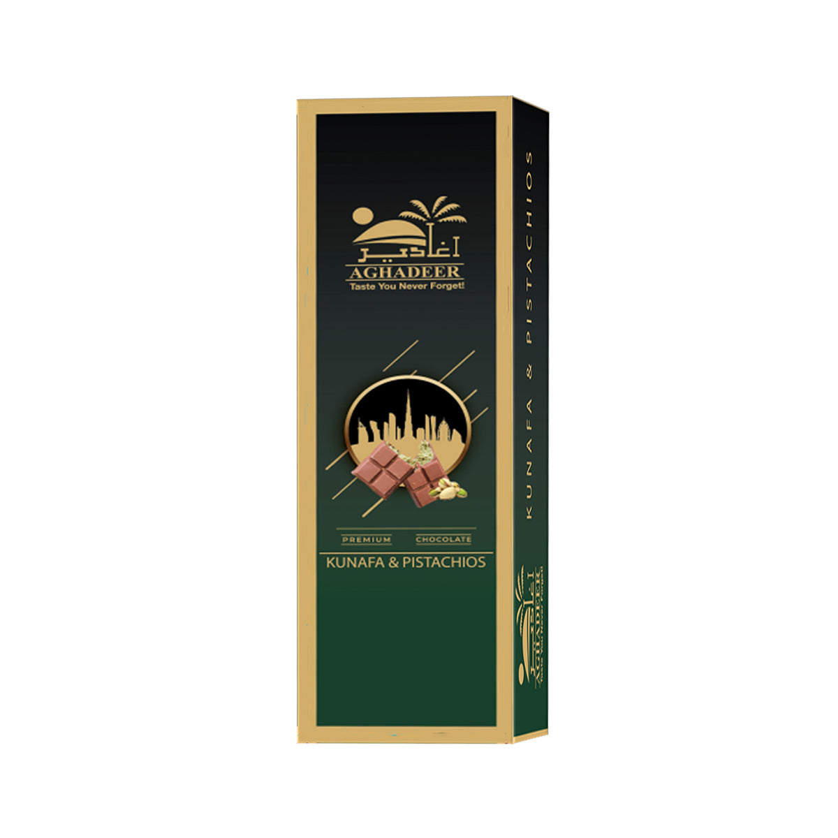 Kunafa Pistachio Chocolate 40g – A Viral Kunafa Sensation with Dubai Chocolate - My Chocolate
