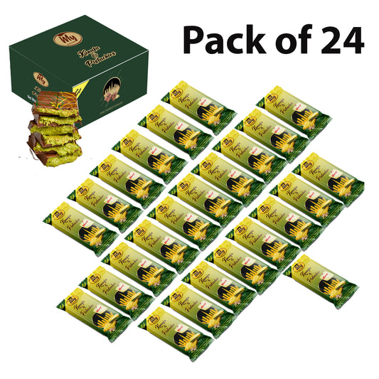 Kunafa Mango Chocolate 35g Pack 0f 24 Viral Dubai Chocolate - My Chocolate