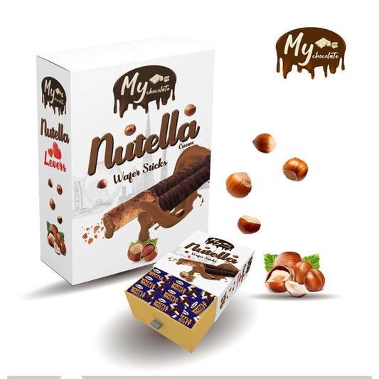 Premium Nutella Wafer Roll Stick 200g – Chocolate Filled Delight