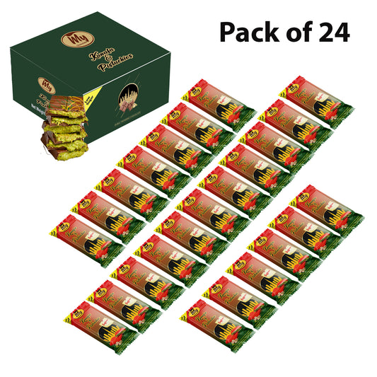 Kunafa Saffron Chocolate 35g Pack 0f 24 Viral Dubai Chocolate - My Chocolate