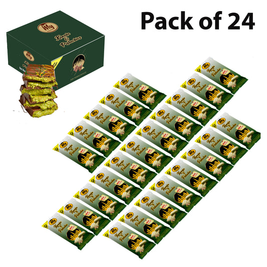 Kunafa White Belgian Chocolate 35g – Pack of 24 | Viral Dubai Chocolate, 48 AED, Up to 80% Off - My Chocolate